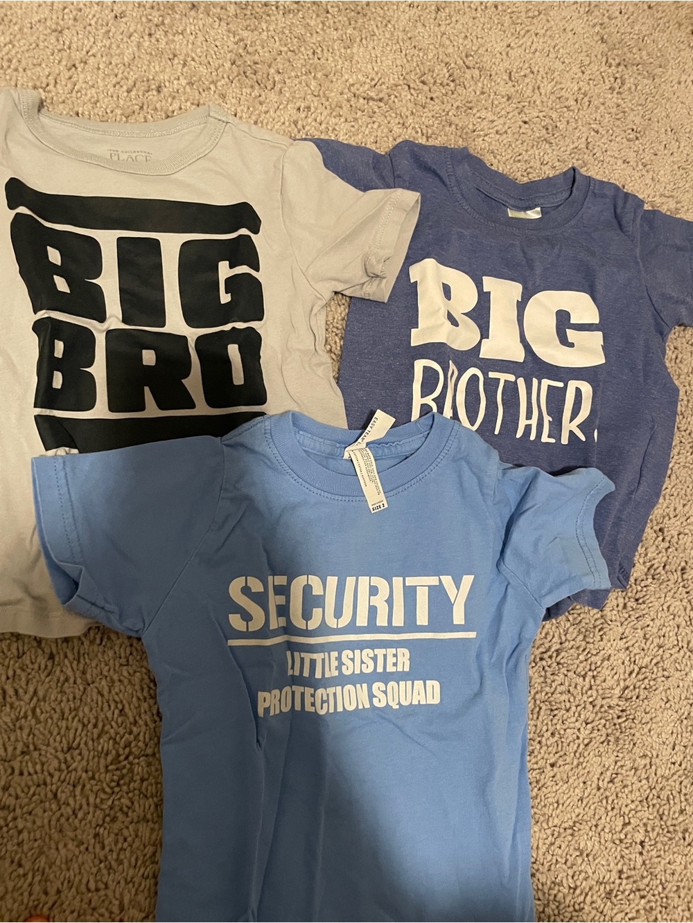 Big Brother Tee Bundle - Blue and Gray